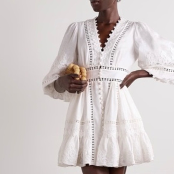 White Zimmermann dress 0p - Picture 6 of 7